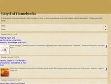 Tablet Screenshot of lloydofgamebooks.com